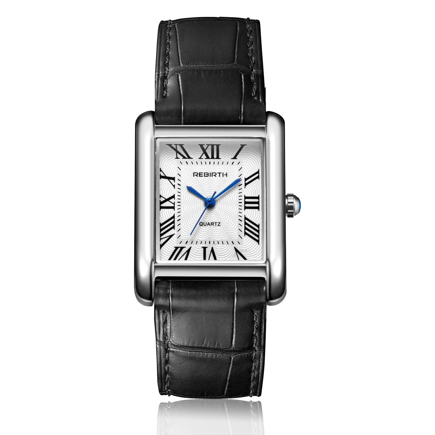 Carter Air leather band silver