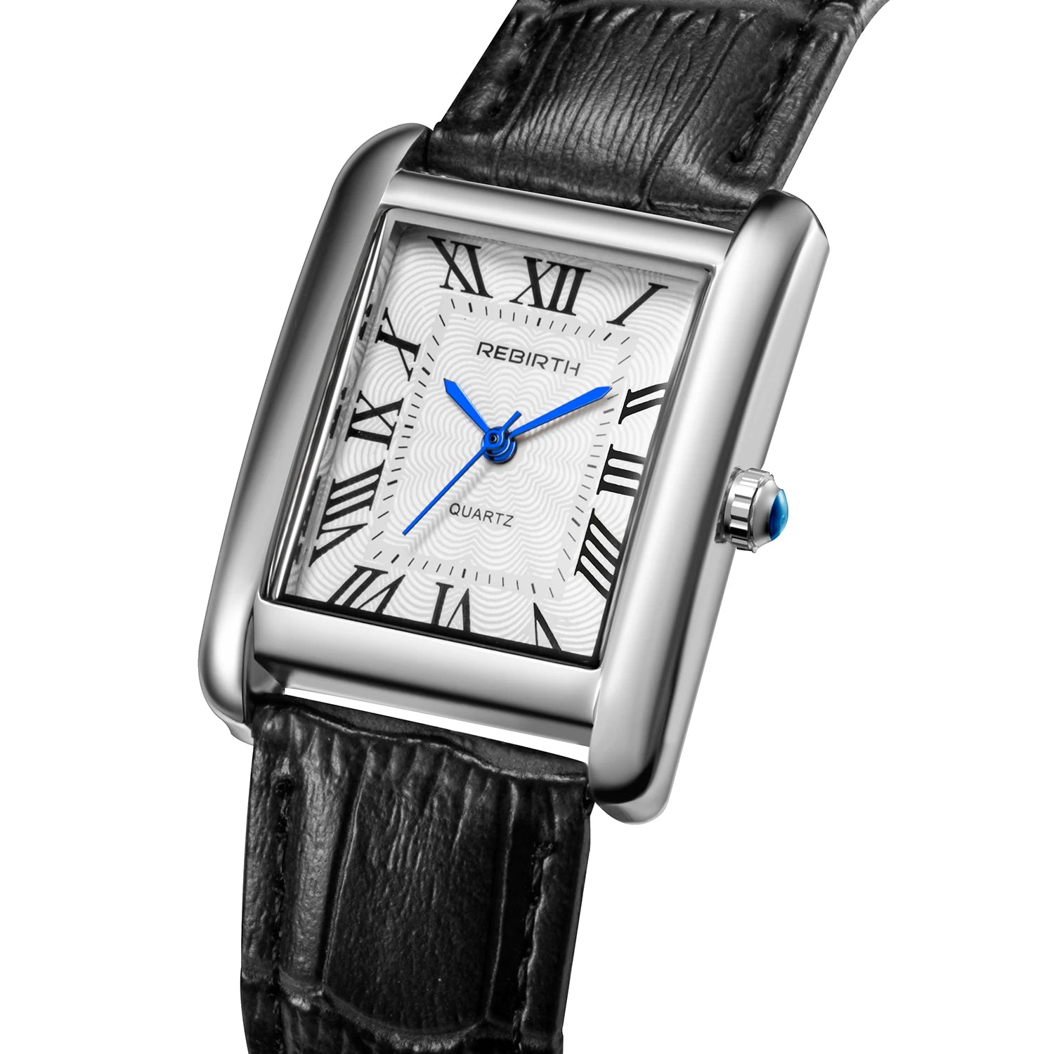 Carter Air leather band silver