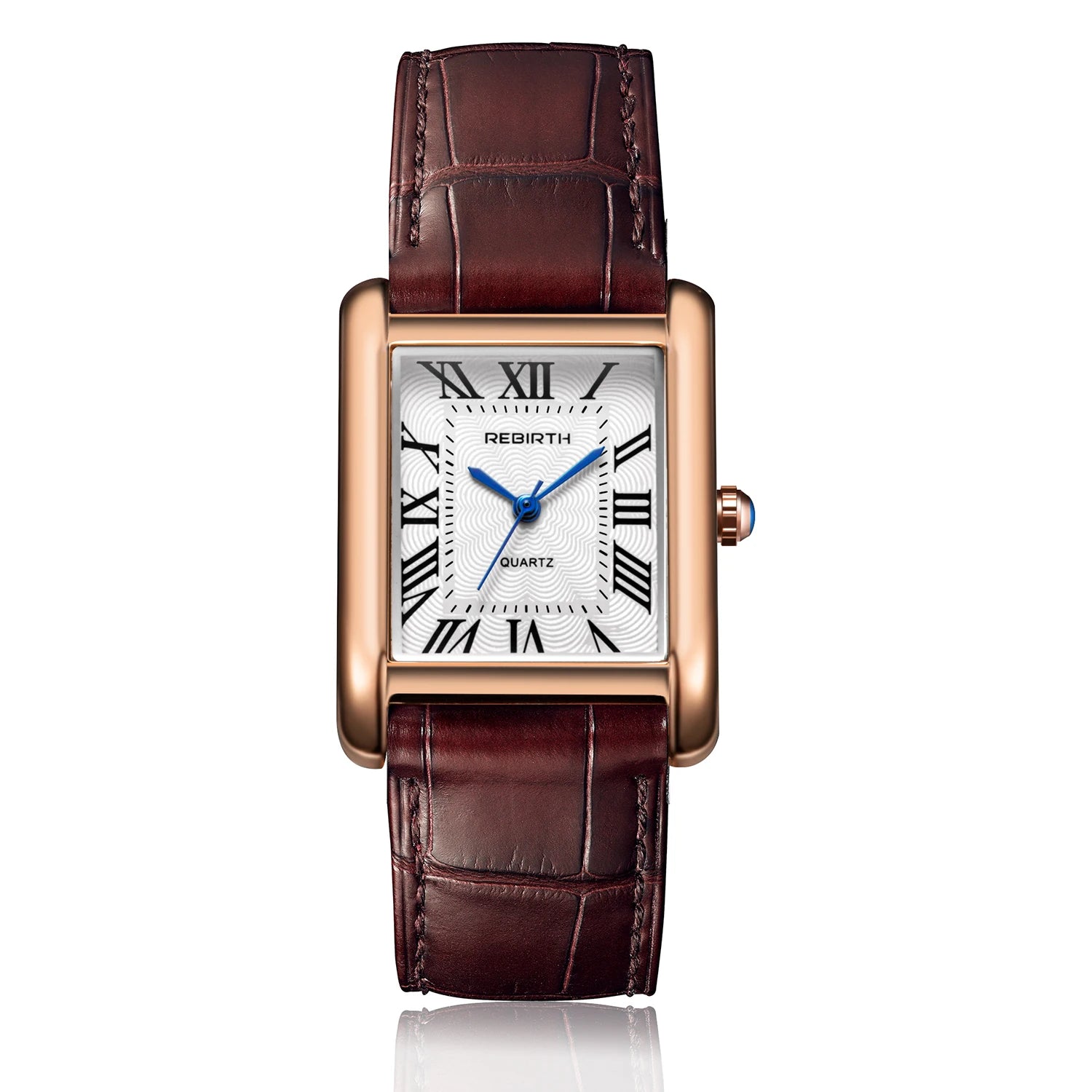 Carter Air leather band silver